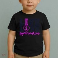 Live Love Gymnastics Toddler T-Shirt thumb 2