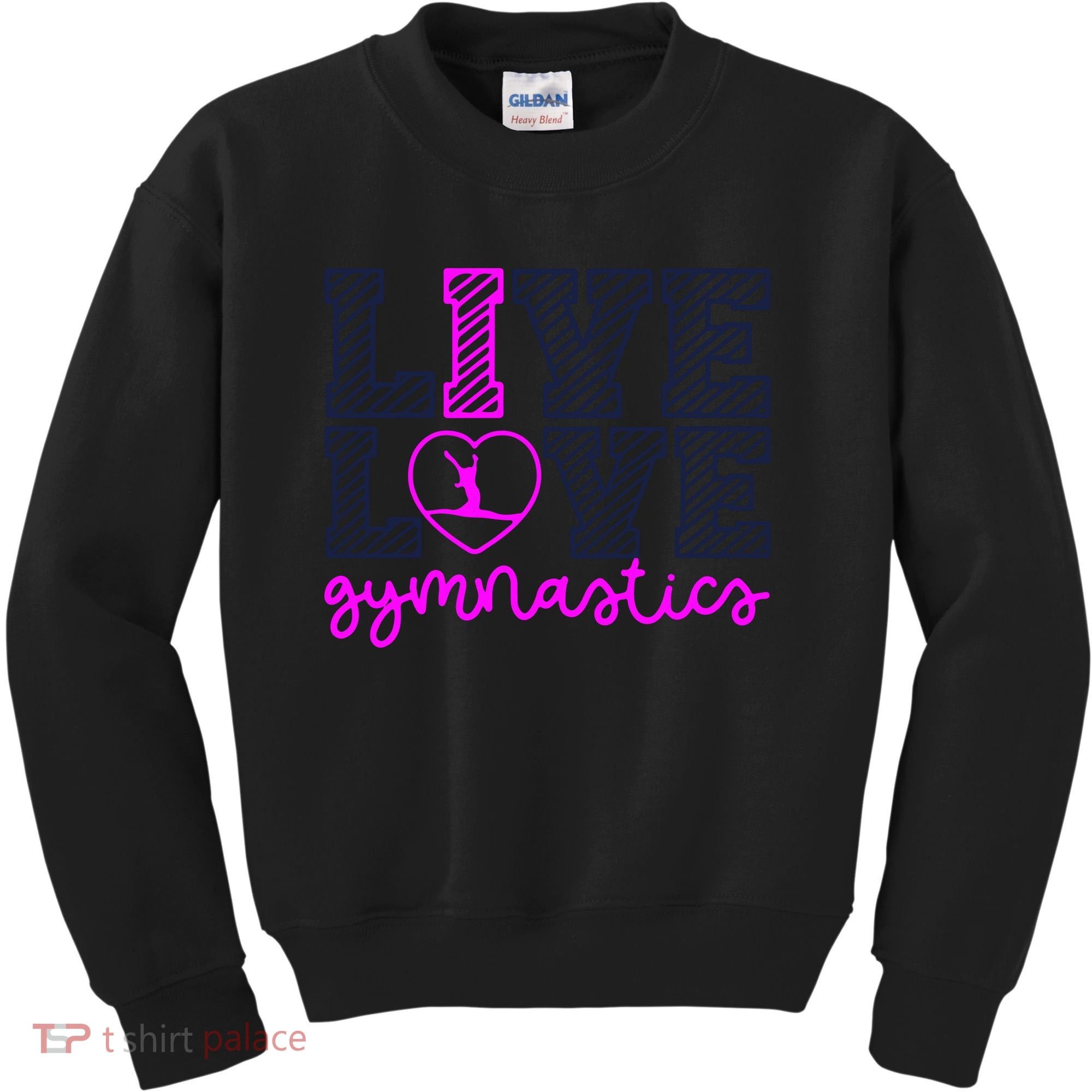 Live Love Gymnastics Kids Sweatshirt
