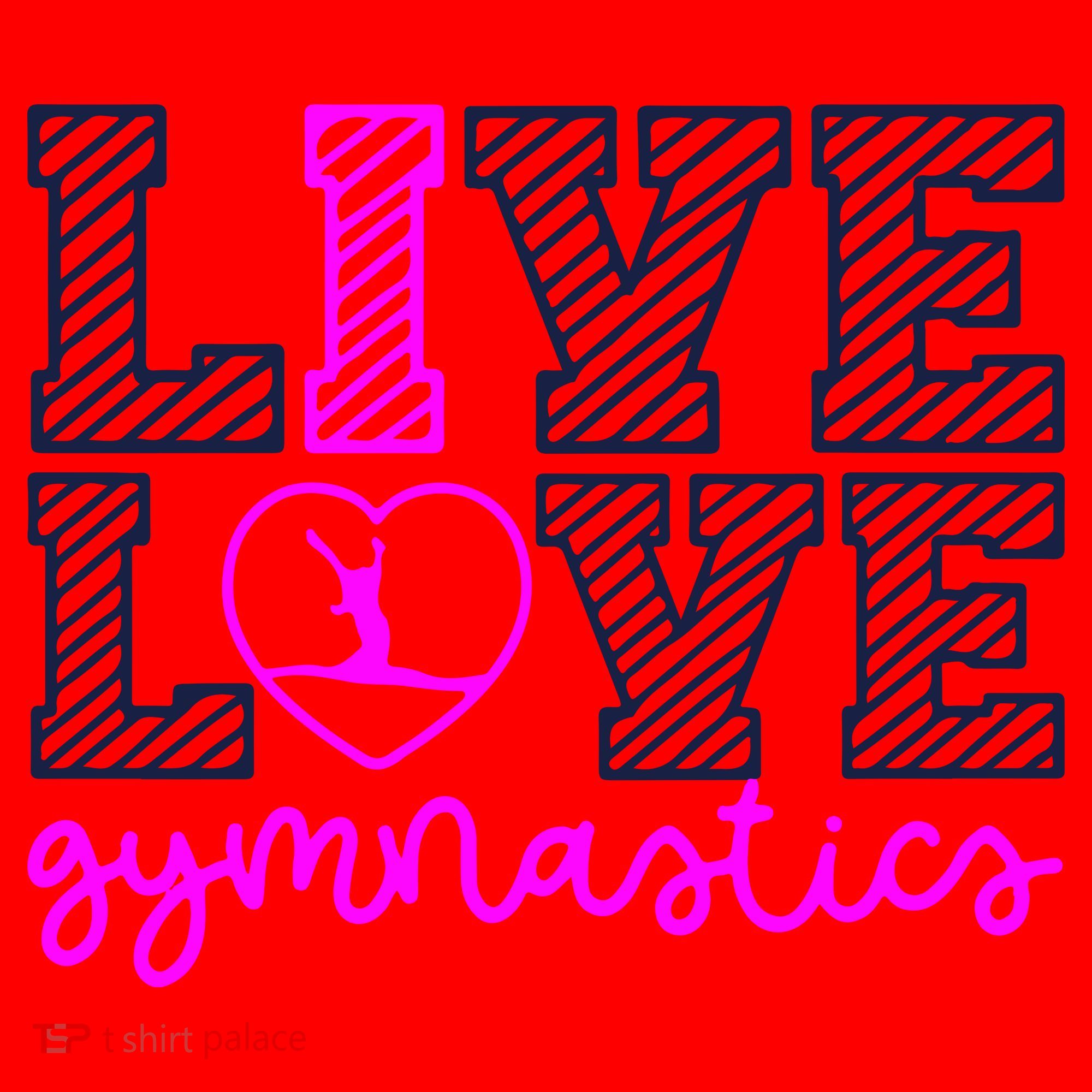 Live Love Gymnastics Santa Hat