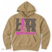 Live Love Gymnastics Hoodie thumb 0