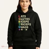 Lgbtq Lats Glutes Biceps Triceps Quads Weightlifting Hoodie thumb 5