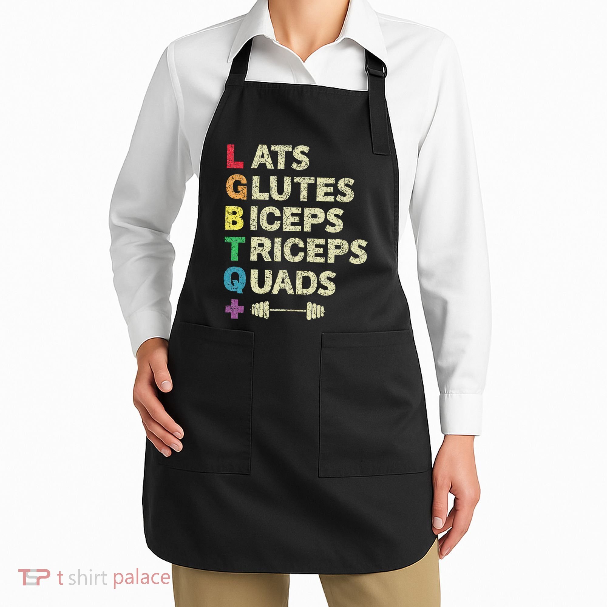 Lgbtq Lats Glutes Biceps Triceps Quads Weightlifting Apron