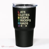 Lgbtq Lats Glutes Biceps Triceps Quads Weightlifting Tumbler thumb 0