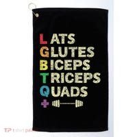 Lgbtq Lats Glutes Biceps Triceps Quads Weightlifting Golf Towel thumb 0