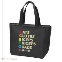 Lgbtq Lats Glutes Biceps Triceps Quads Weightlifting Tote Bag thumb 3