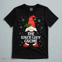 Lunch Lady Gnome Funny School Cafeteria Worker Christmas T-Shirt thumb 5