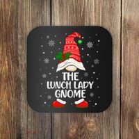 Lunch Lady Gnome Funny School Cafeteria Worker Christmas Coaster thumb 0
