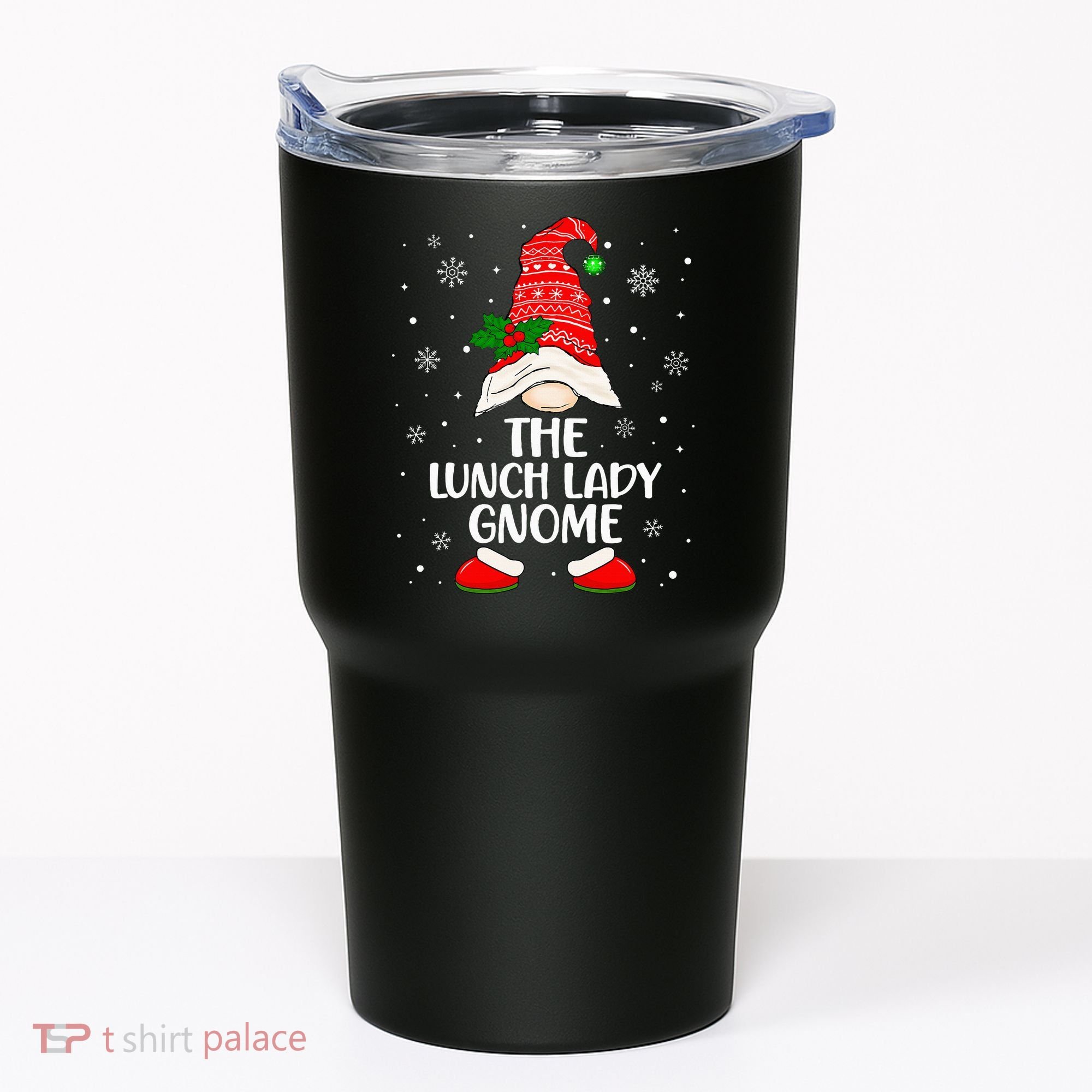 Lunch Lady Gnome Funny School Cafeteria Worker Christmas Tumbler