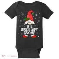 Lunch Lady Gnome Funny School Cafeteria Worker Christmas Baby Bodysuit thumb 0