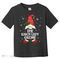 Lunch Lady Gnome Funny School Cafeteria Worker Christmas Toddler T-Shirt thumb 0