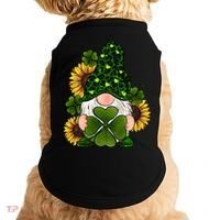 Leopard Love Gnomes Shamrock Irish Lucky St Patrick's Day Gift Doggie Tank thumb 0