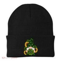 Leopard Love Gnomes Shamrock Irish Lucky St Patrick's Day Gift Beanie thumb 0