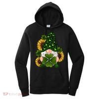 Leopard Love Gnomes Shamrock Irish Lucky St Patrick's Day Gift Women's Hoodie thumb 0