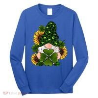 Leopard Love Gnomes Shamrock Irish Lucky St Patrick's Day Gift Long Sleeve Shirt thumb 0