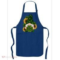 Leopard Love Gnomes Shamrock Irish Lucky St Patrick's Day Gift Apron thumb 0