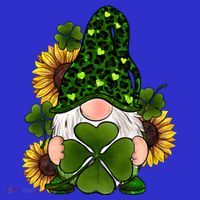 Leopard Love Gnomes Shamrock Irish Lucky St Patrick's Day Gift Sweatshirt thumb 3