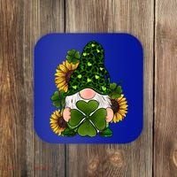 Leopard Love Gnomes Shamrock Irish Lucky St Patrick's Day Gift Coaster thumb 0