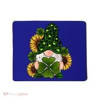 Leopard Love Gnomes Shamrock Irish Lucky St Patrick's Day Gift Mousepad thumb 0