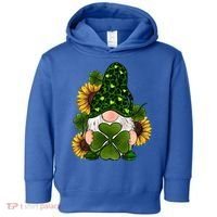 Leopard Love Gnomes Shamrock Irish Lucky St Patrick's Day Gift Toddler Hoodie thumb 0