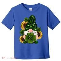 Leopard Love Gnomes Shamrock Irish Lucky St Patrick's Day Gift Toddler T-Shirt thumb 0