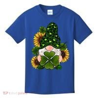 Leopard Love Gnomes Shamrock Irish Lucky St Patrick's Day Gift Kids T-Shirt thumb 0