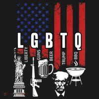 Lgbtq Liberty Guns Bible Trump Bbq Usa Flag Vintage Cool Gift T-Shirt thumb 7
