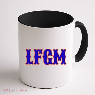 Lfgm | LetS Go Mets Coffee Mug back