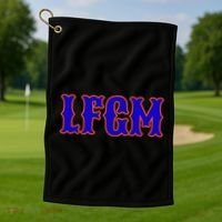 Lfgm | LetS Go Mets Golf Towel thumb 1