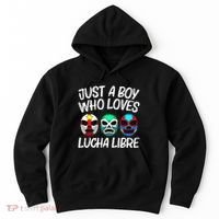 L.U.C.H.A L.I.B.R.E Gift Mexican Wrestling Mask Hoodie thumb 0