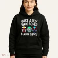 L.U.C.H.A L.I.B.R.E Gift Mexican Wrestling Mask Hoodie thumb 5