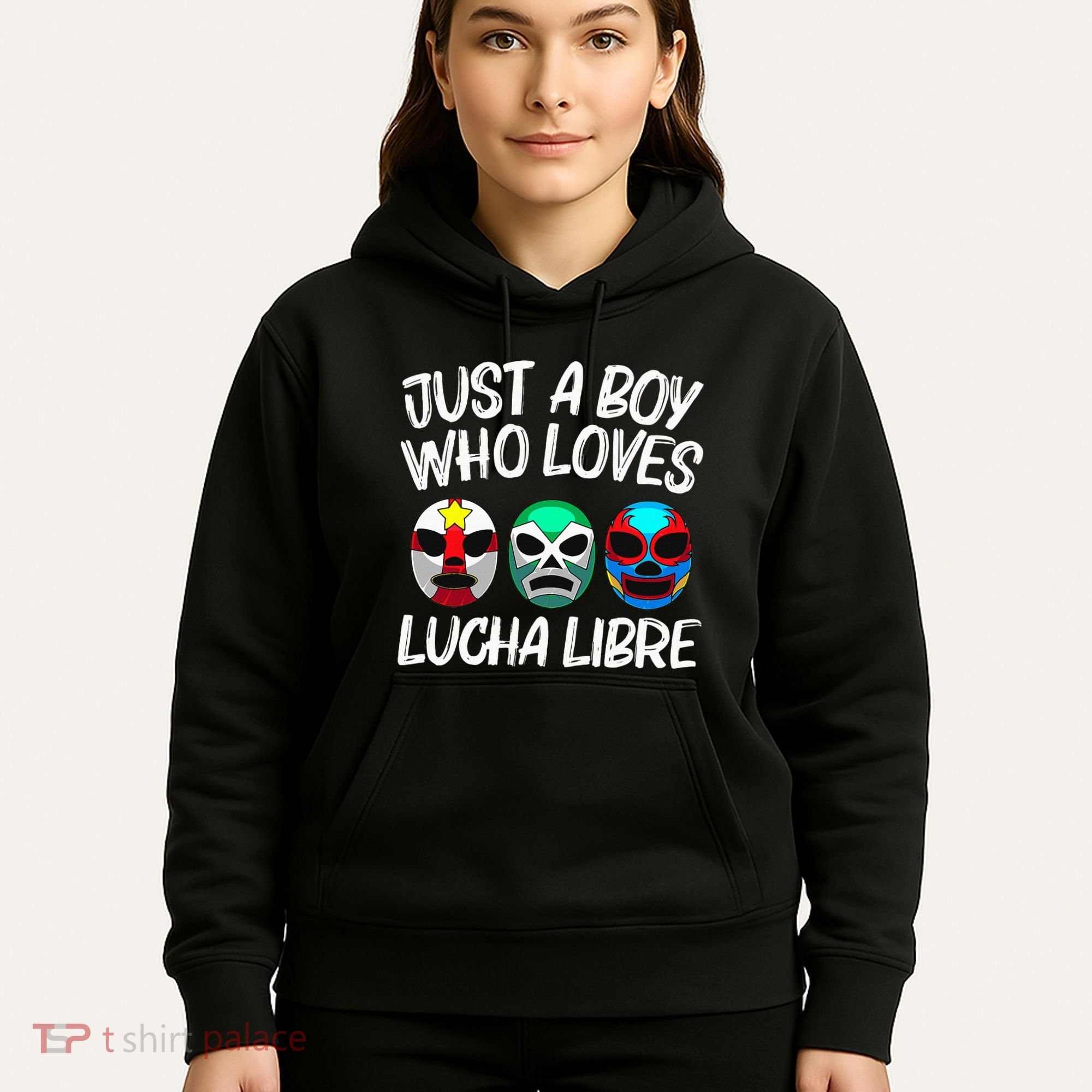 L.U.C.H.A L.I.B.R.E Gift Mexican Wrestling Mask Hoodie