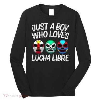 L.U.C.H.A L.I.B.R.E Gift Mexican Wrestling Mask Long Sleeve Shirt