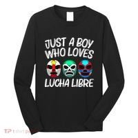 L.U.C.H.A L.I.B.R.E Gift Mexican Wrestling Mask Long Sleeve Shirt thumb 0