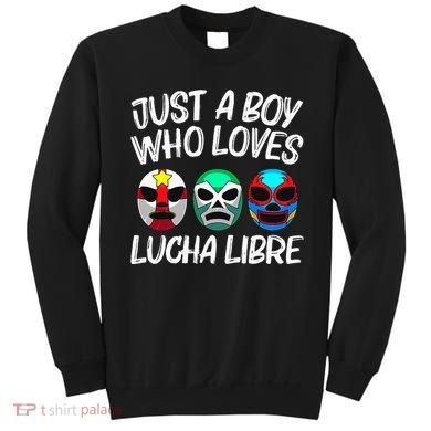 L.U.C.H.A L.I.B.R.E Gift Mexican Wrestling Mask Sweatshirt