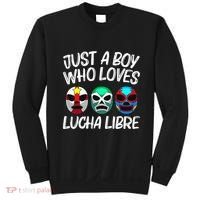 L.U.C.H.A L.I.B.R.E Gift Mexican Wrestling Mask Sweatshirt thumb 0