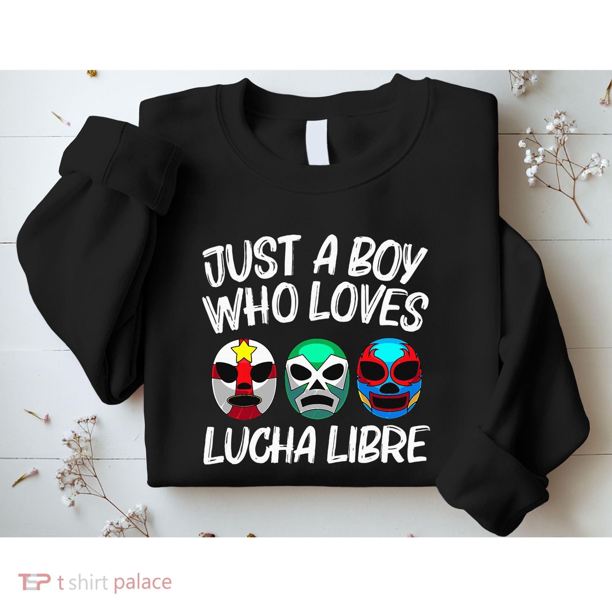 L.U.C.H.A L.I.B.R.E Gift Mexican Wrestling Mask Sweatshirt