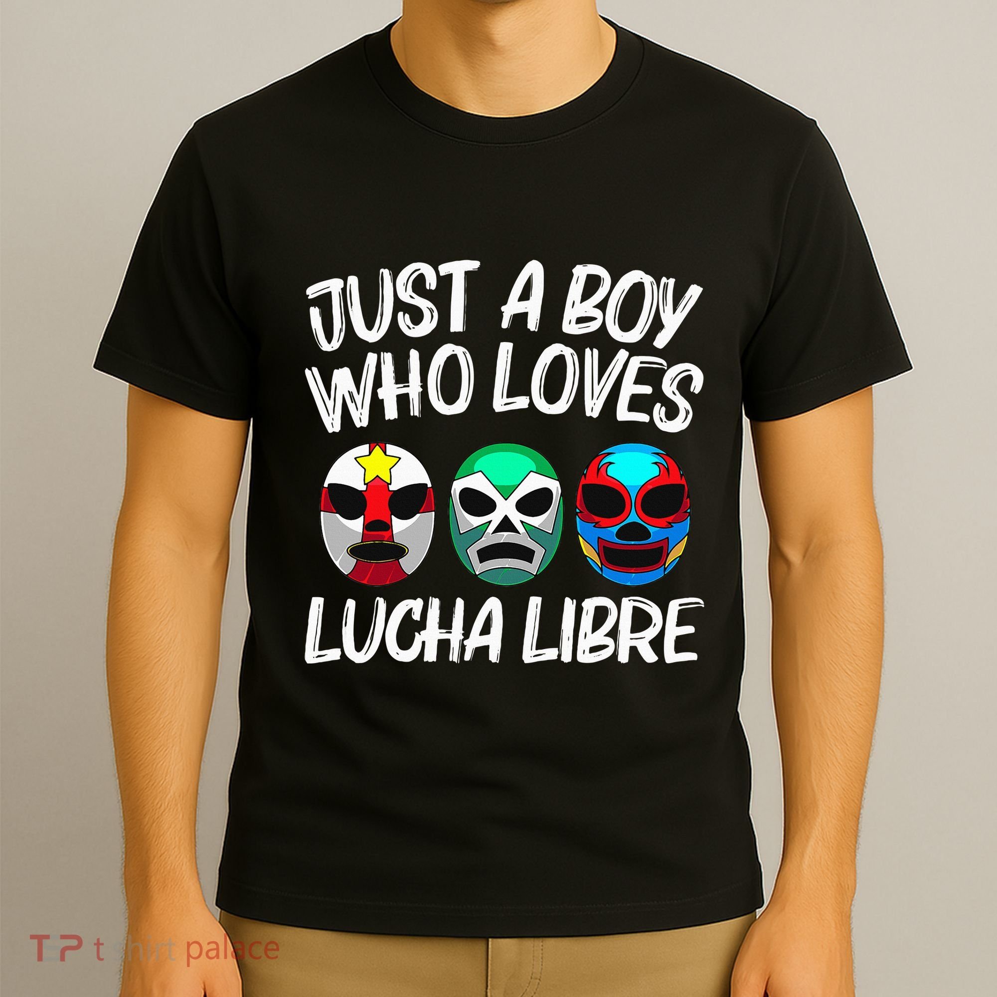 L.U.C.H.A L.I.B.R.E Gift Mexican Wrestling Mask T-Shirt