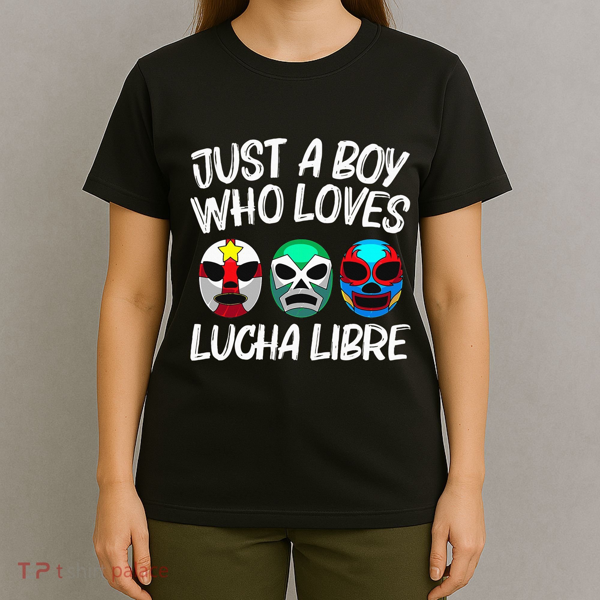L.U.C.H.A L.I.B.R.E Gift Mexican Wrestling Mask T-Shirt