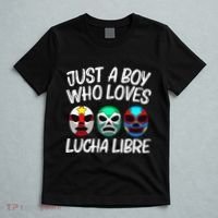 L.U.C.H.A L.I.B.R.E Gift Mexican Wrestling Mask T-Shirt thumb 5