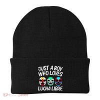 L.U.C.H.A L.I.B.R.E Gift Mexican Wrestling Mask Beanie thumb 0