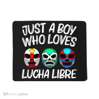L.U.C.H.A L.I.B.R.E Gift Mexican Wrestling Mask Mousepad