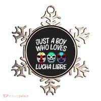 L.U.C.H.A L.I.B.R.E Gift Mexican Wrestling Mask Ornament thumb 0