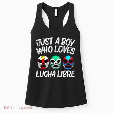 L.U.C.H.A L.I.B.R.E Gift Mexican Wrestling Mask Women's Tank Top