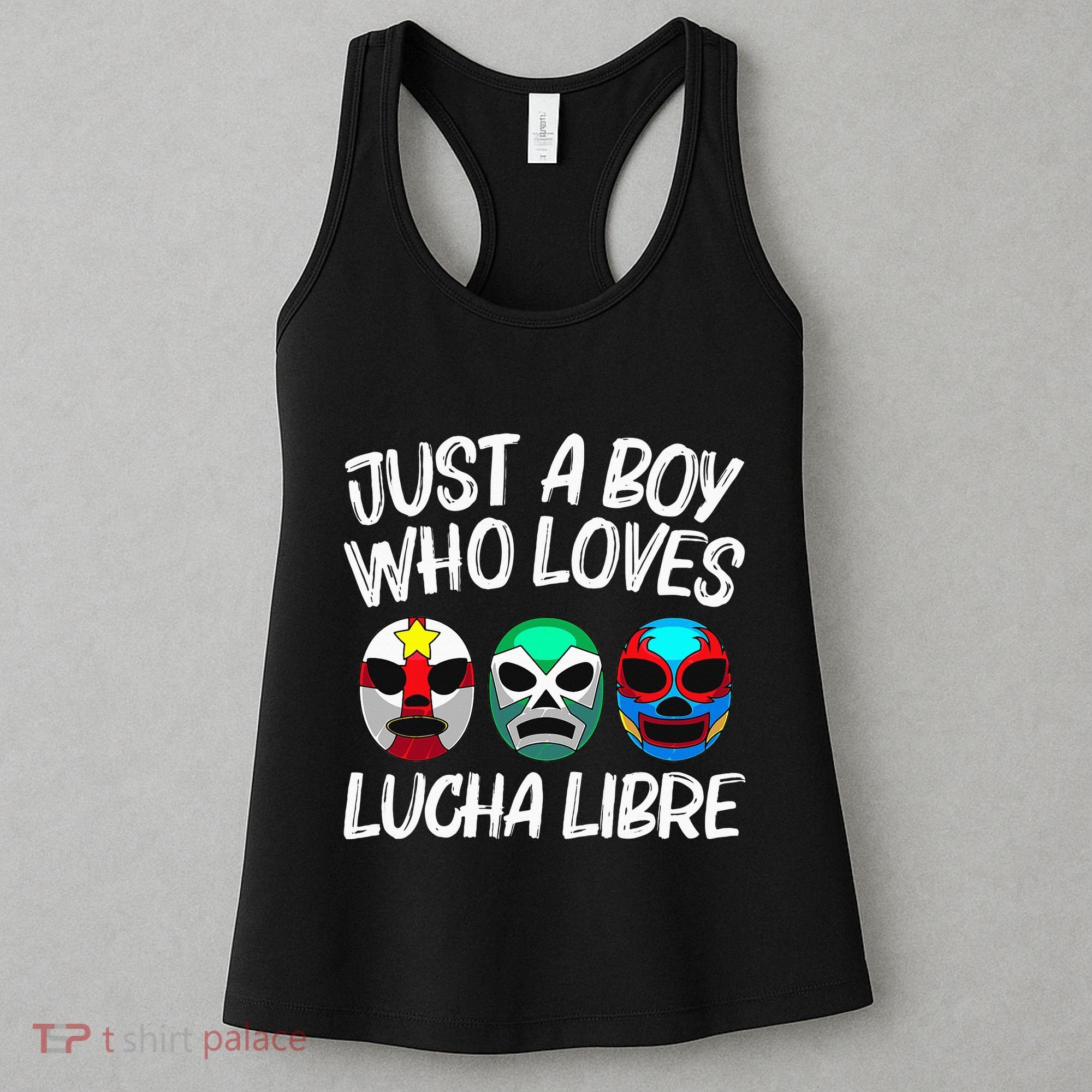 L.U.C.H.A L.I.B.R.E Gift Mexican Wrestling Mask Women's Tank Top