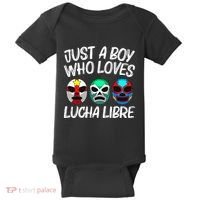 L.U.C.H.A L.I.B.R.E Gift Mexican Wrestling Mask Baby Bodysuit thumb 0