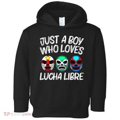 L.U.C.H.A L.I.B.R.E Gift Mexican Wrestling Mask Toddler Hoodie