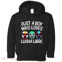 L.U.C.H.A L.I.B.R.E Gift Mexican Wrestling Mask Toddler Hoodie thumb 0