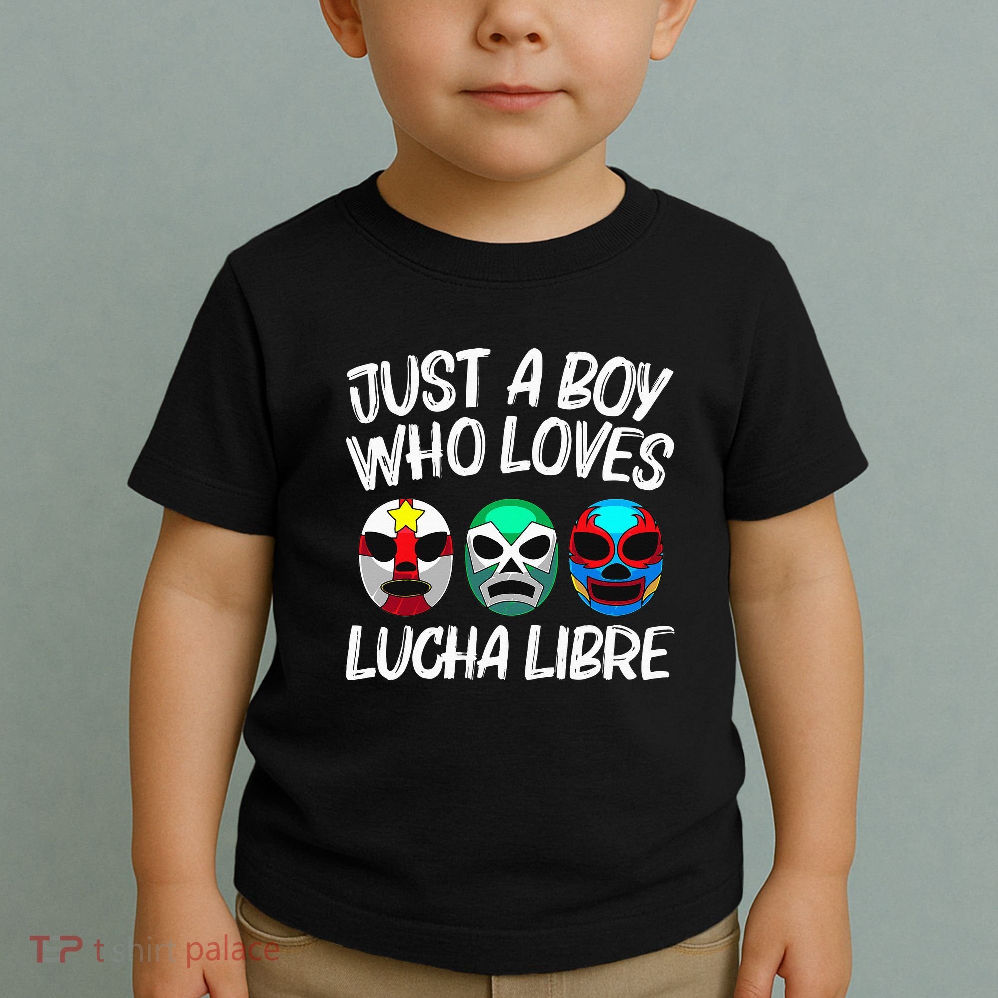 L.U.C.H.A L.I.B.R.E Gift Mexican Wrestling Mask Toddler T-Shirt