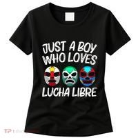 L.U.C.H.A L.I.B.R.E Gift Mexican Wrestling Mask Women's T-Shirt thumb 0