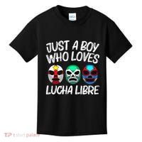 L.U.C.H.A L.I.B.R.E Gift Mexican Wrestling Mask Kids T-Shirt thumb 0